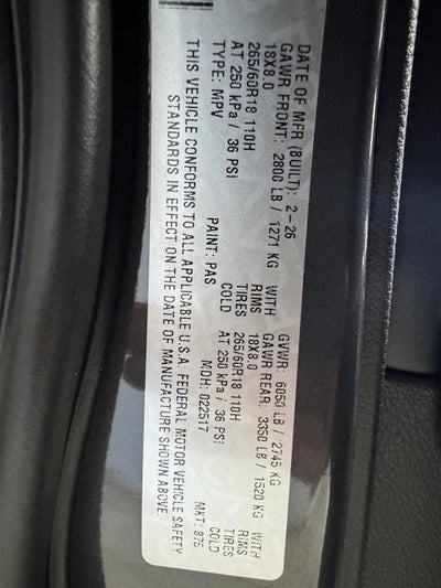 2026 Jeep Grand Cherokee GRAND CHEROKEE LAREDO X 4X4