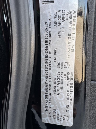 2025 Jeep Grand Cherokee GRAND CHEROKEE LIMITED 4X4