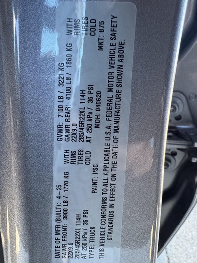 2025 RAM Ram 1500 RAM 1500 LARAMIE CREW CAB 4X4 5'7' BOX