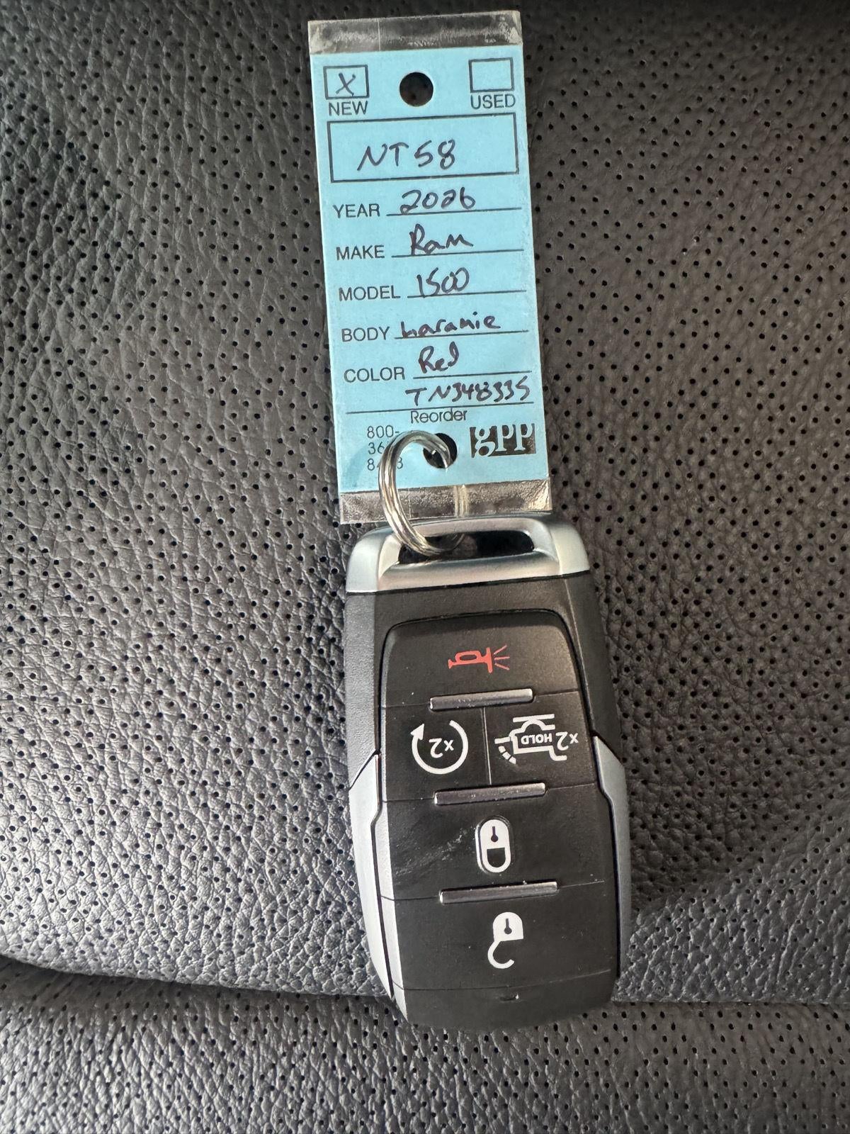 2026 RAM Ram 1500 RAM 1500 LARAMIE CREW CAB 4X4 5'7' BOX