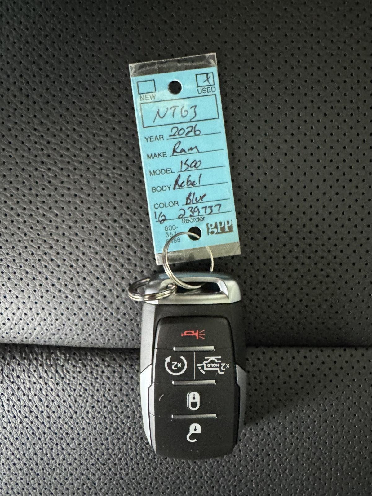 2026 RAM Ram 1500 RAM 1500 REBEL CREW CAB 4X4 5'7' BOX