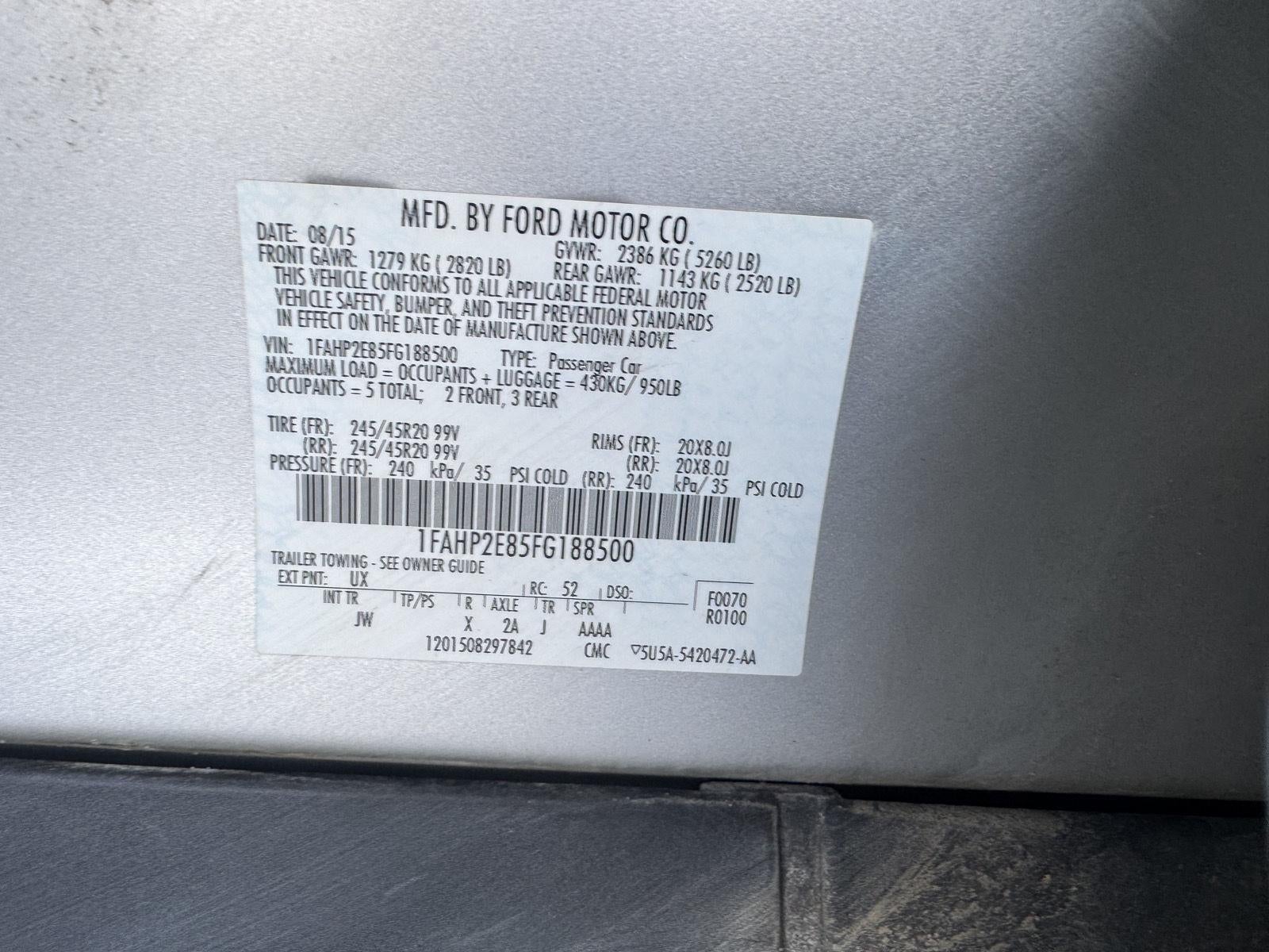 2015 Ford Taurus SEL