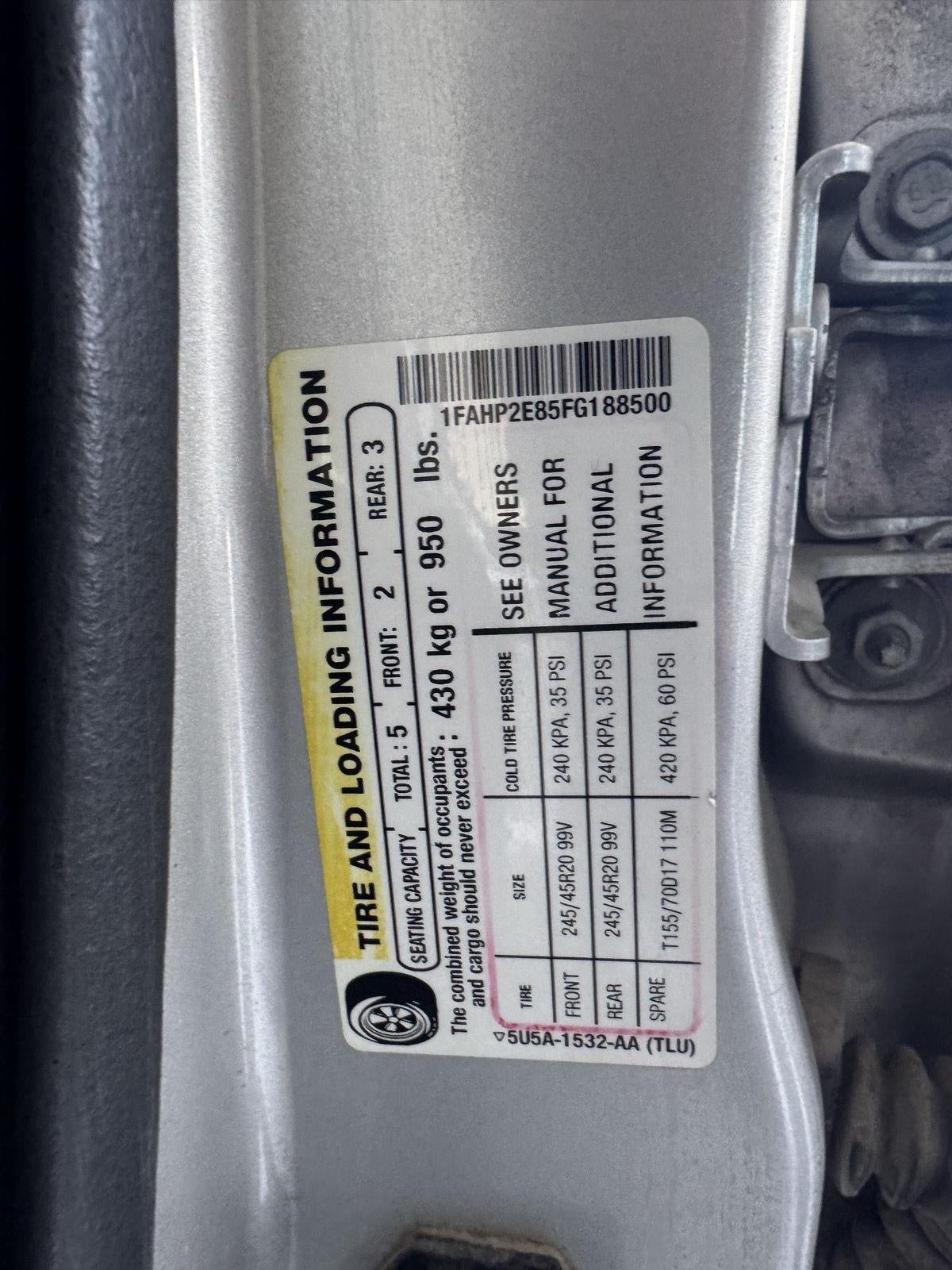 2015 Ford Taurus SEL