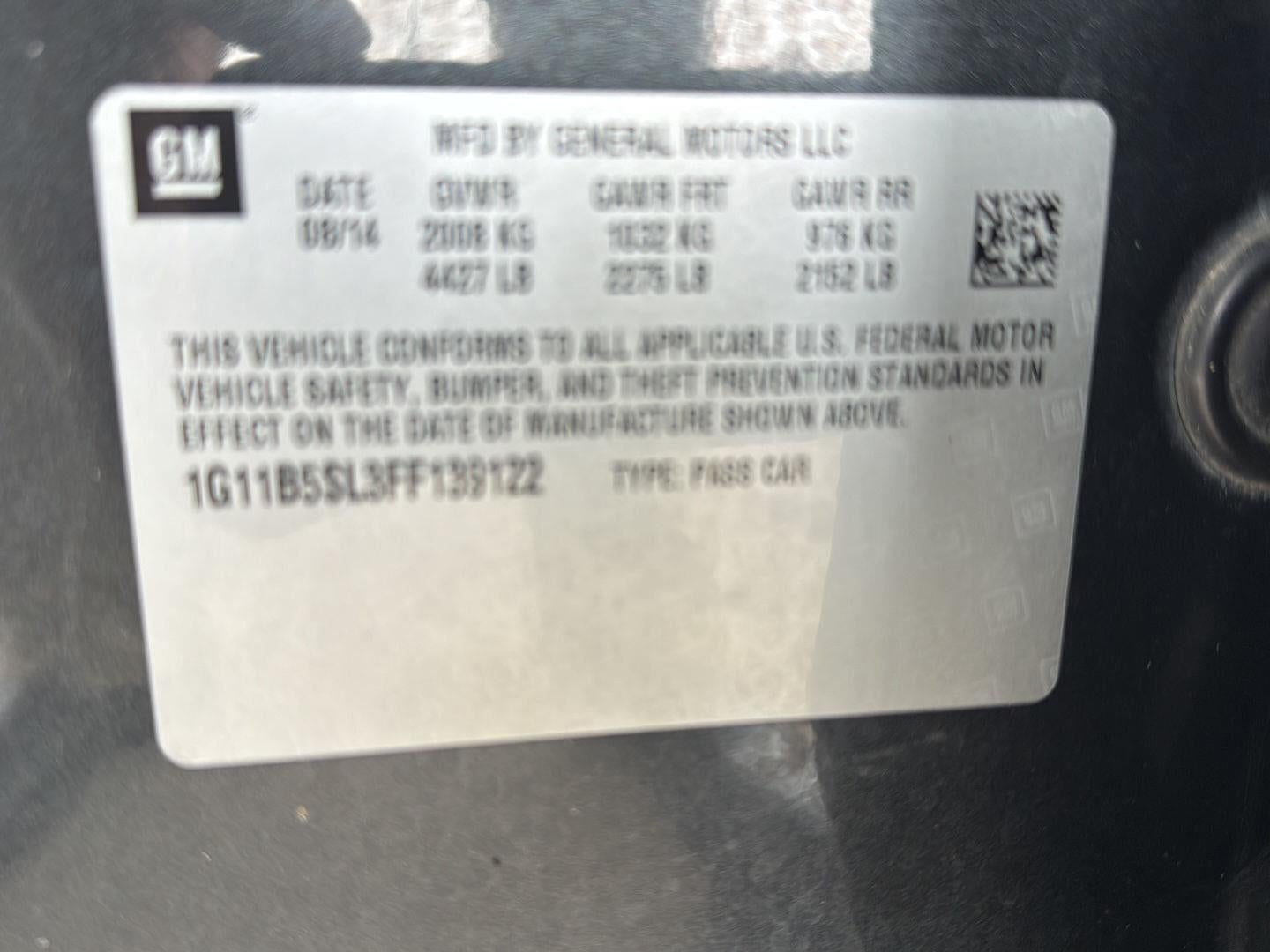 2015 Chevrolet Malibu LS