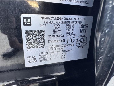 2022 Chevrolet Silverado 1500 LTZ