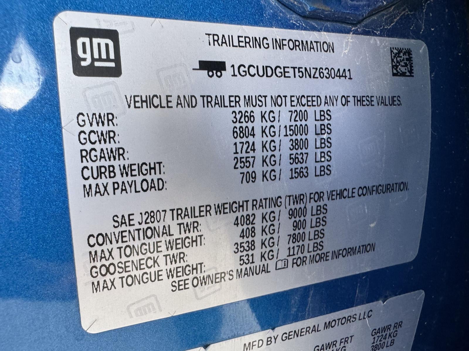 2022 Chevrolet Silverado 1500 LTZ