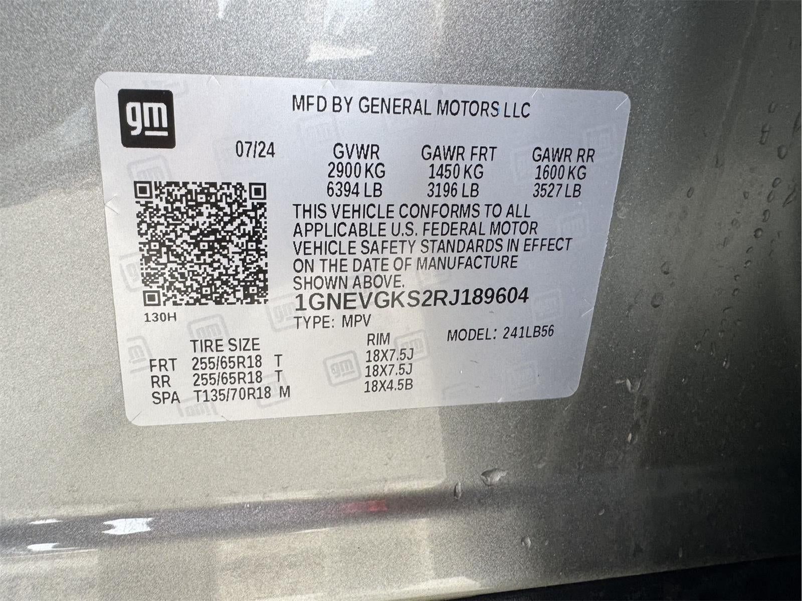 2024 Chevrolet Traverse AWD LT