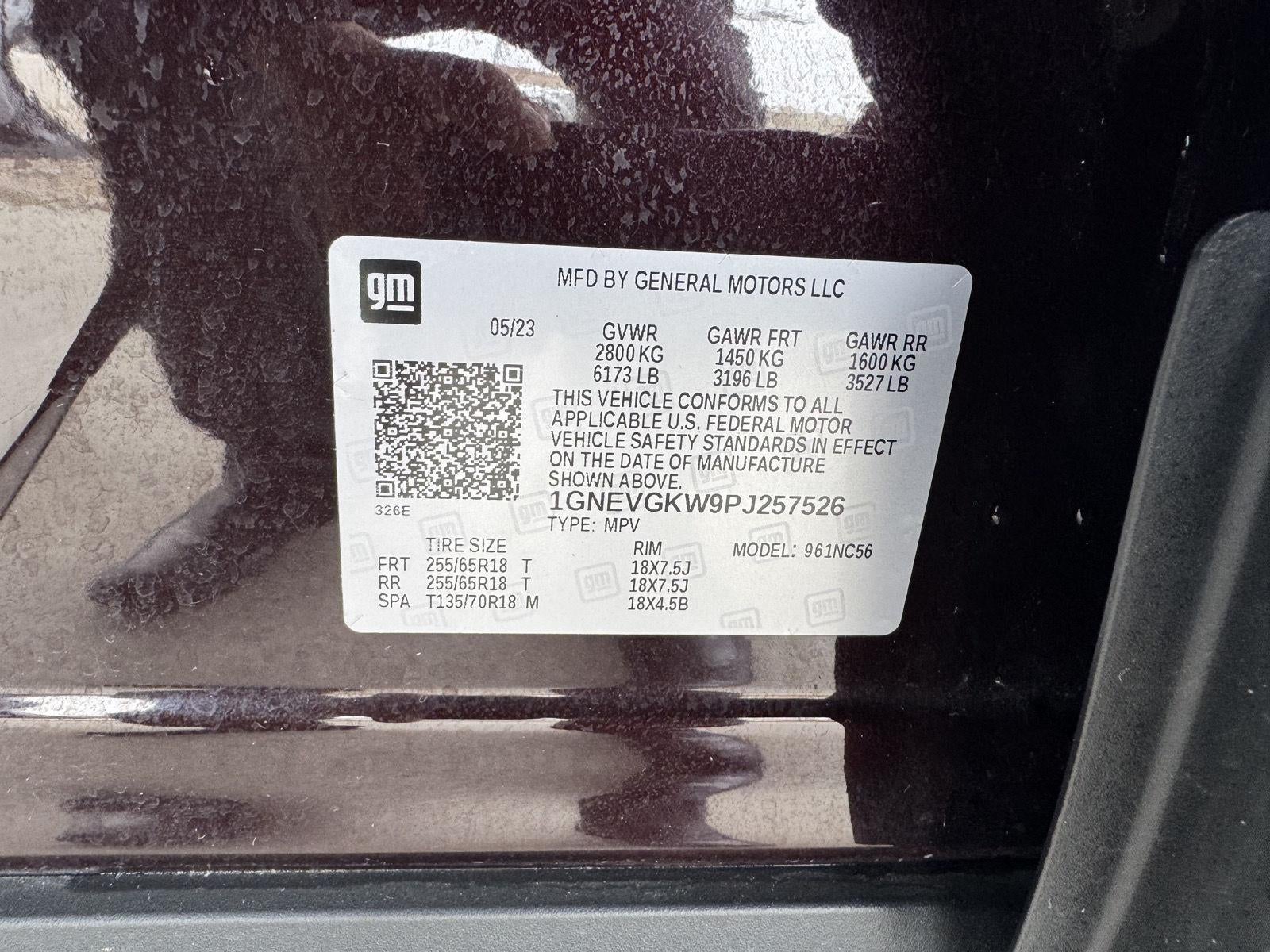 2023 Chevrolet Traverse AWD LT Cloth