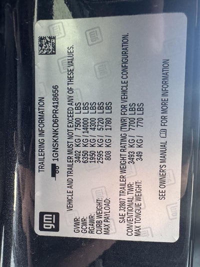 2023 Chevrolet Tahoe 4WD LT