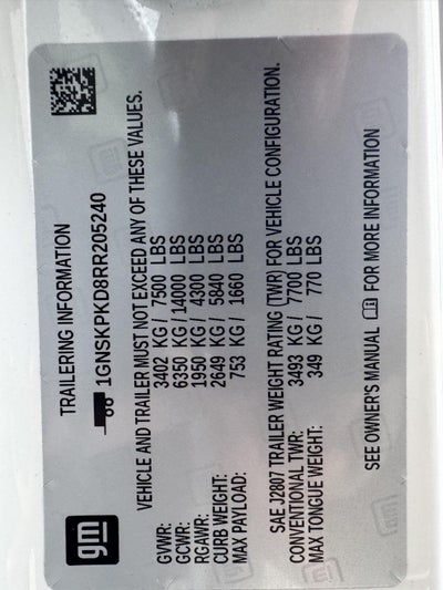 2024 Chevrolet Tahoe 4WD Z71