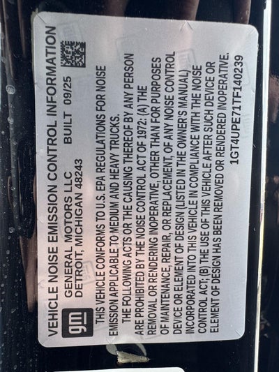 2026 GMC Sierra 2500HD Crew Cab, Standard Bed, AT4, 4WD