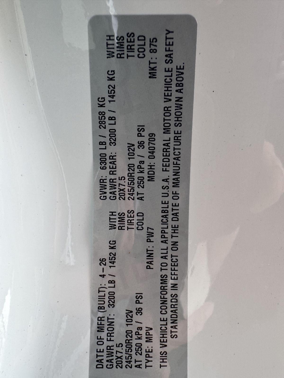 2027 Chrysler Pacifica PACIFICA LIMITED AWD