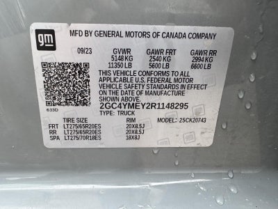 2024 Chevrolet Silverado 2500HD 4WD Crew Cab Standard Bed Custom