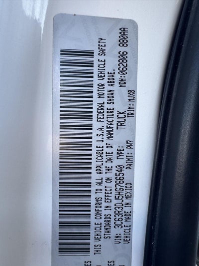 2017 RAM 3500 Big Horn Crew Cab 4x4 6'4' Box