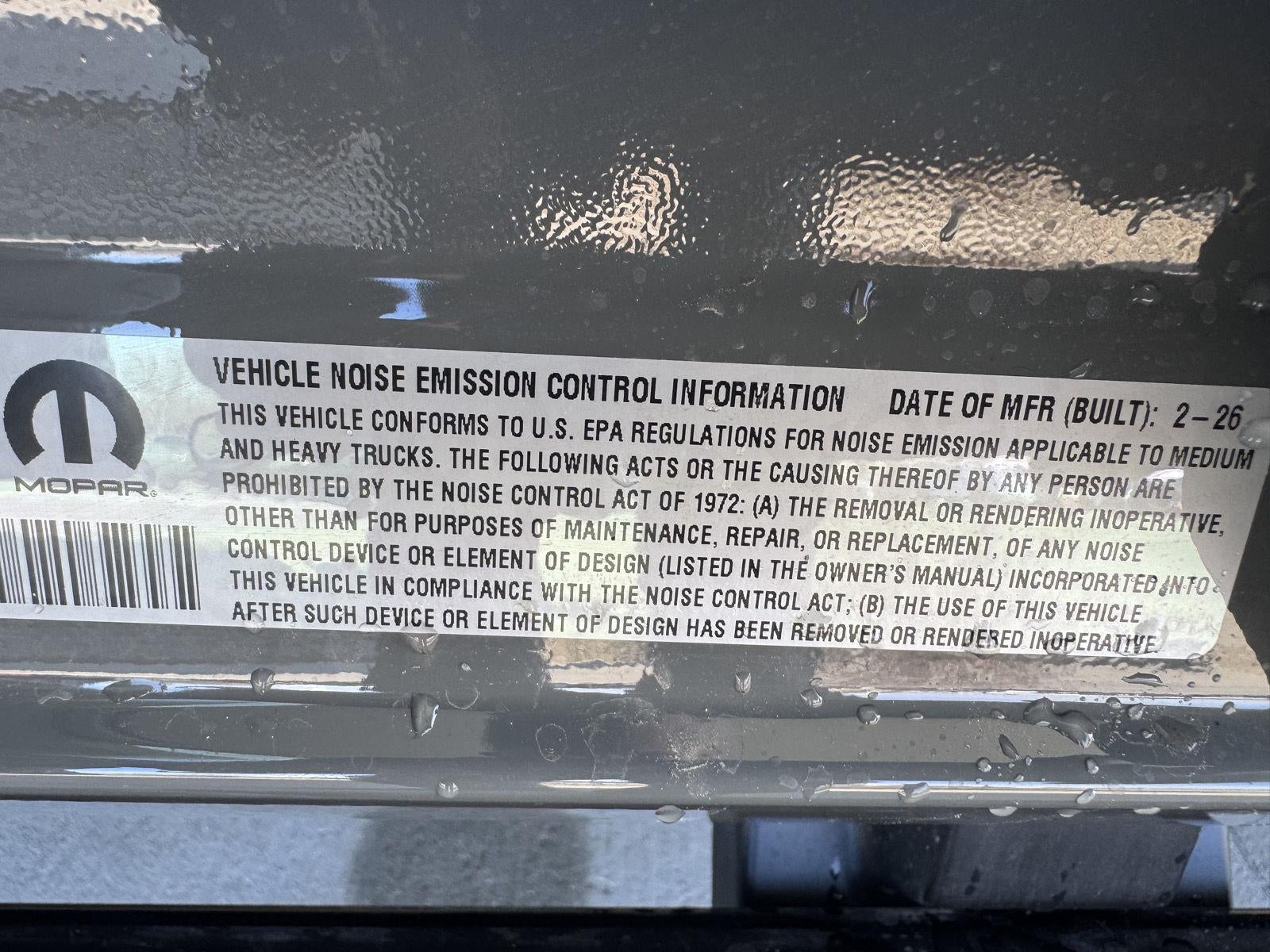 2026 RAM Ram 2500 RAM 2500 LARAMIE CREW CAB 4X4 6'4' BOX