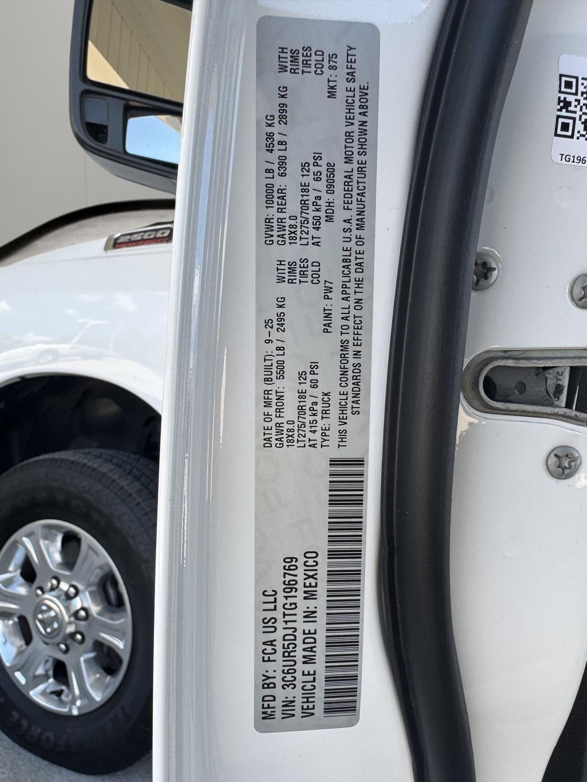 2026 RAM 2500 Big Horn Crew Cab 4x4 6'4' Box