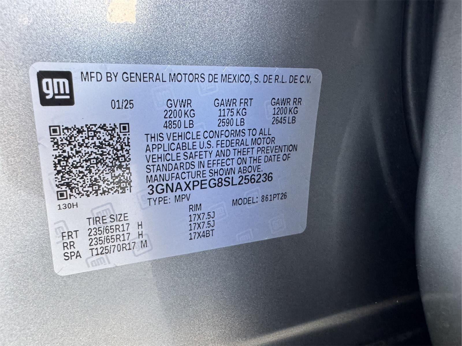 2025 Chevrolet Equinox AWD LT