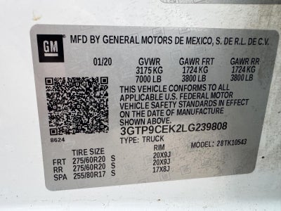 2020 GMC Sierra 1500 Elevation