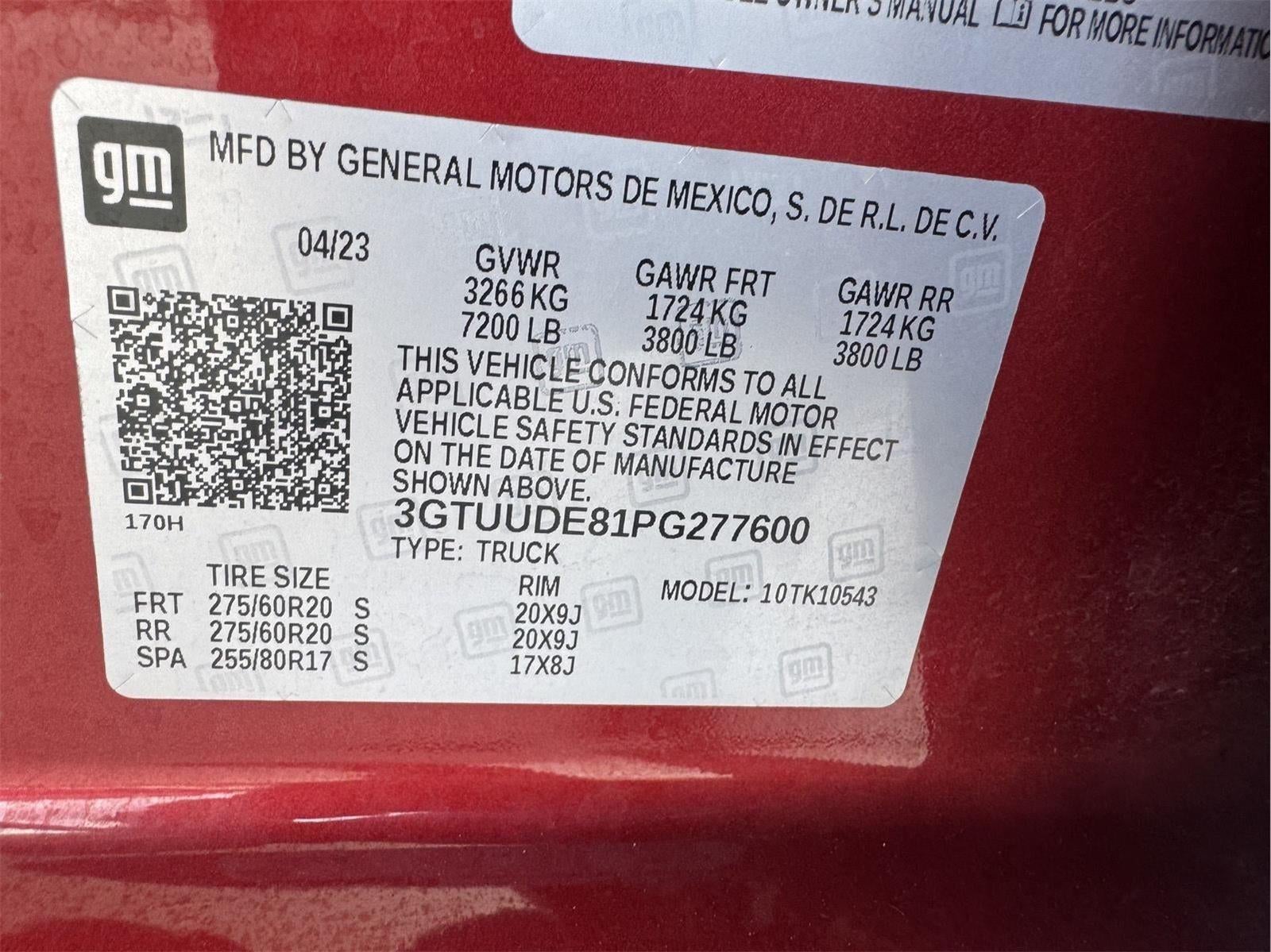 2023 GMC Sierra 1500 4WD Crew Cab Short Box SLT