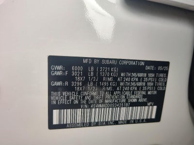 2025 Subaru Ascent Premium 7-Passenger