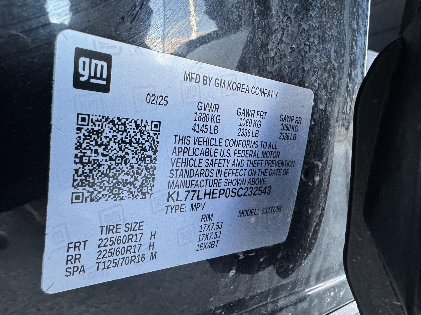 2025 Chevrolet Trax FWD LT